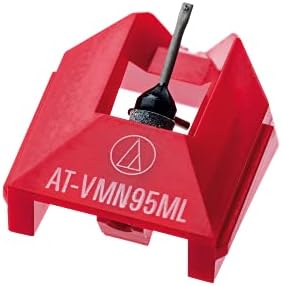 Audio-Technica AT-VMN95ML Микролинейный Взаимозаменяеми Стилус за грамофон, Червено