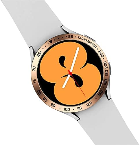 #MYCCOK Метална Халка за часа е Съвместимо Galaxy Watch4 44 мм Защита от надраскване Метален Корпус Стил E