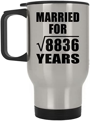 Дизайн в чест 94-та Годишнина от Сватбата С Квадратен Корен от 8836 години, Сребърна Пътна Чаша 14 грама,