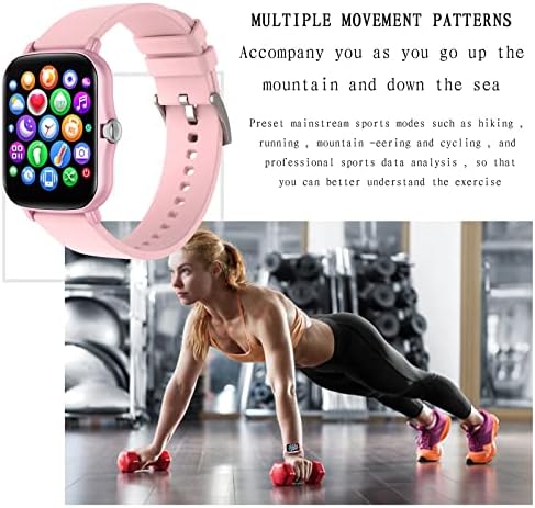 Смарт часовници YIISU 1,7С пълен Сензорен екран, фитнес-смарт часовници за Android/iOS Ip67, Водоустойчива фитнес часовник,