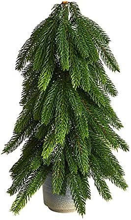 17 инча. Изкуствена елха от Коледното бор в Декоративни Саксии
