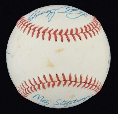 Роджър Maris 1983 Ден ветерани на Ню Йорк Янкис Подписа договор с бейсбольным PSA DNA COA - Бейзболни топки с