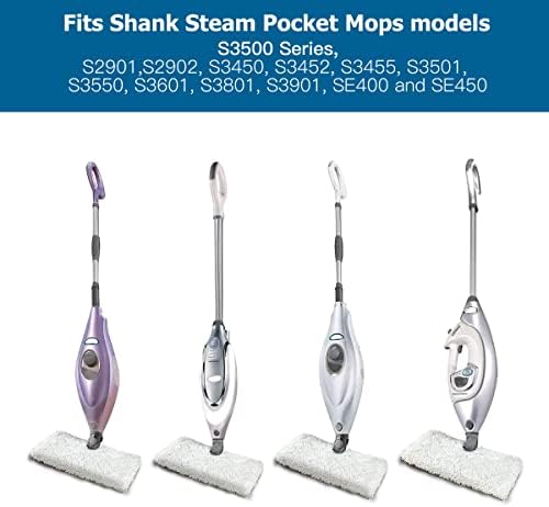 Парна Въже Сменяеми Накладки за Отпаривания Shark Steam Pocket Моп S3601 S3601D S3501 S3550 S3801 S3901 S3901D SE450 Средство