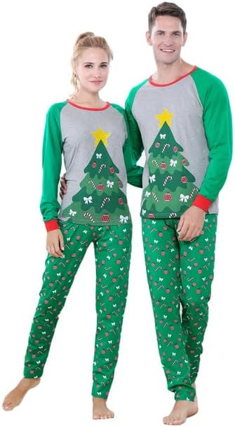Benaive / Същите Семейни Коледни Пижами, Празнична Пижами за Момчета и Момичета, Дамски Мъжки Дрехи за Сън