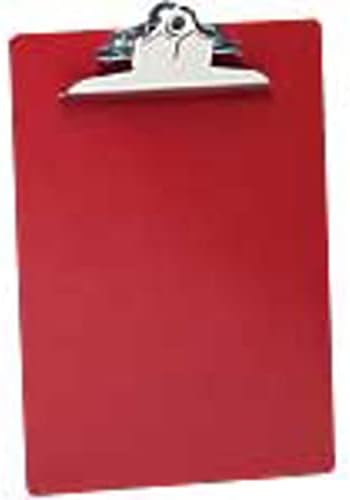 Таблетка от рециклирана пластмаса Saunders, размер на буквите 8,5 x 12 инча, червен (21601)