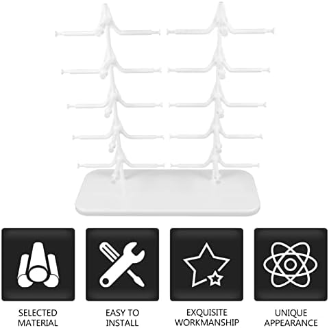 Ipetboom Стойка За Слънчеви Очила Държач за Очила Витрина Двухрядная Поставка за очила Стойка Поставка за дисплея с Основание