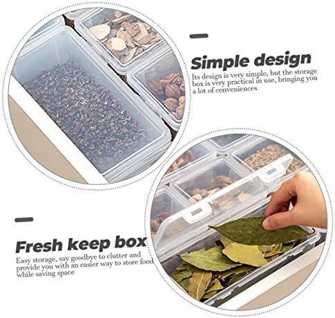 Luxshiny, 2 бр. кутия за съхранение на хляб, контейнер за кимчи, хладилник за кимчи, кутия за съхранение на продукти, кутия за подправки, кутия за печене, контейнер за хляб