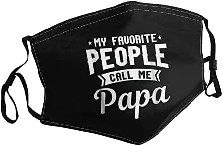 My Favorite People Call Me Dad Washable_Mask Унисекс, Кърпи За лице, За възрастни, за многократна употреба Калъф