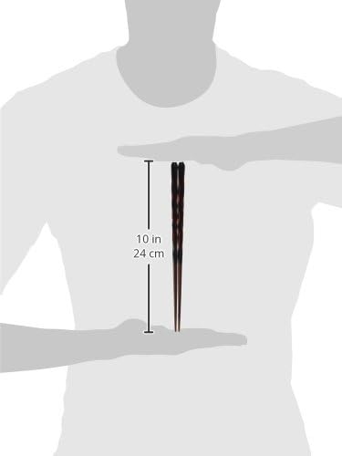 1 Чифт 38833 Пръчици за хранене Takumi Aromatic Ink Flow, Akebono 9,3 инча (23,5 см)