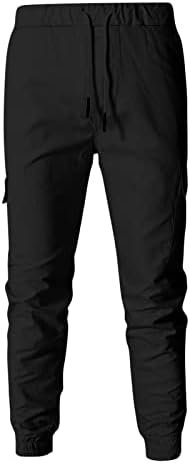 Ymosrh Мъжки Ежедневни Панталони Мъжки Дънки От Плътен Цвят Скъсаните Дупки Издържат Градиентные Выстиранные Панталони