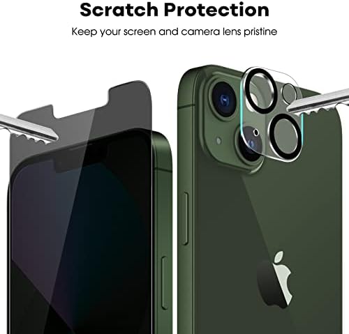 Калъф JETech за iPhone 13 Mini и комплект протектори за екран Privacy