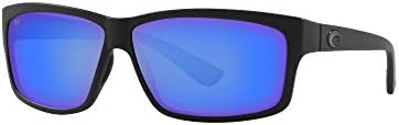 Слънчеви Очила Costa Унисекс в Мед Черепаховой ръбове, Зелени Огледални Лещи, 60 мм