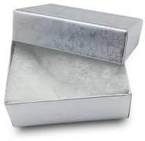 RJ Displays-25 Опаковки Кутии от Сребърно Фолио с памук за Бижута, Обици, Пръстени, Шармов, суспензии, Подарък Кутии