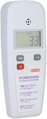 Точност Детектор на качеството на въздуха, Мъгла, Прах, Пушек, ФПЧ2.5 VOC Температура Мултицет Влажност на въздуха