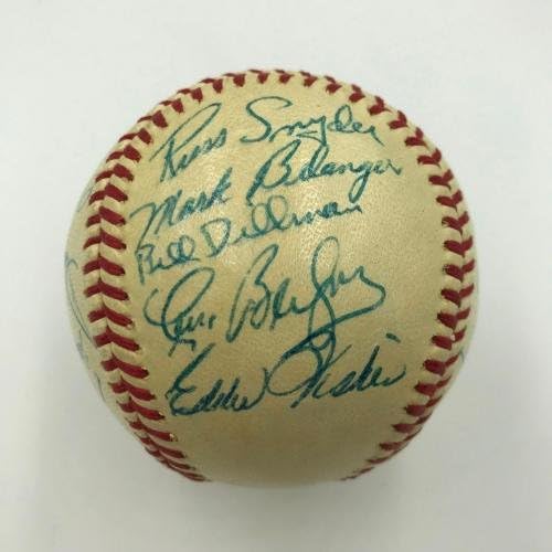 Прекрасен екип Балтимор Ориолз 1967 година Подписа договор с JSA COA Американската лига бейзбол - Бейзболни