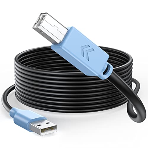 Кабел за принтер Tewmsc - USB-Кабел за принтер Високоскоростен USB кабел за принтер Кабел за принтер - A-щепсела