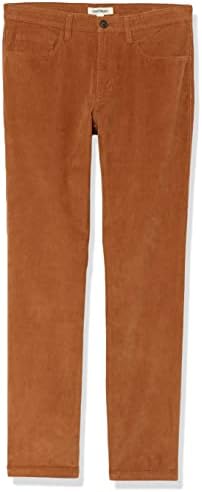 Мъжки прилепнали панталони от еластичен вельвета Goodthreads с 5 джоба и комфорт