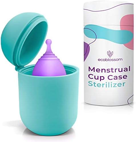 Калъф за менструални чаши EcoBlossom и стерилизатор - за многократна употреба силикон титуляр за стерилизация - Период