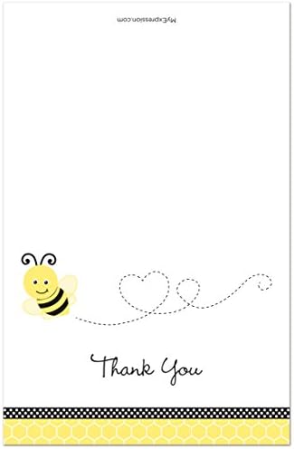 MyExpression.com 50 Cnt Очарователните Благодарственных Картички във формата на Летящи Сърцето от Пчелите