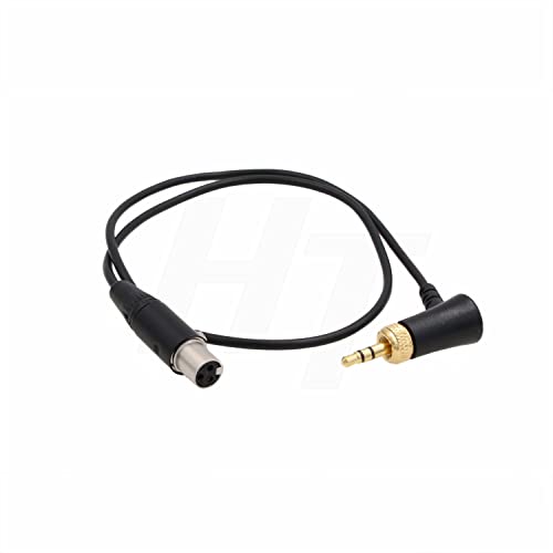 Аудио кабел HangTon Locking 3.5 mm Mini XLR TA3F за ресивъра Sennheiser EK Sony UWP-D11 до линията, Миксиране на