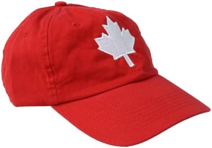Канадската Шапка С Кленов Лист | Канадска Гордост, Бродирани Възрастни Саржевой Червена Бейсболкой