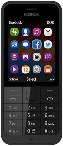 Nokia 220 RM-971 Отключени Мобилен телефон GSM 850/1900 с 2-Мегапикселова камера - Черен