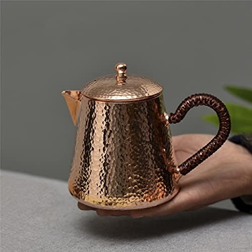 чайник ръчно изработени от чиста мед чайник, чайникът с модел чук Кунг-фу чай и прибори за пиене (Цвят: А Размер:
