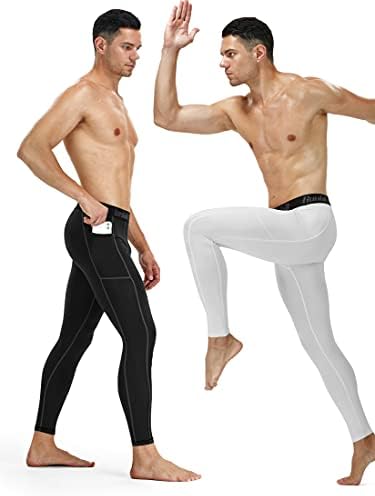 Компресия Панталони Runhit Мъжки Чорапогащи За Джогинг Гамаши Спортна Тренировка Фитнес Зала За Йога