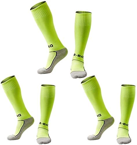 Детски футболни чорапи 5 опаковки / 1 опаковка Чорапогащи до коляното Чорапи-тръба, Кърпа, Футболни чорапи с натиск