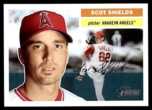 2005 Topps 65 Скот Шийлдс Лос Анджелис Энджелз (Бейзболна картичка) Ню Йорк/MT Angels