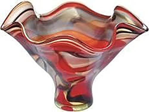 Елегантна и модерна Декоративна Класическа Купа от стъкло и мрамор за подарък за нов дом - Стъклена купа 16