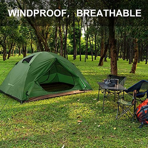 Кемпинговая палатка Forceatt на 2/3/4 човек, професионална водоустойчив и ветрозащитная Лека туристическа палатка, подходяща