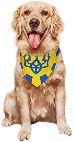 Кърпи за Кучета Украински Флаг, Кърпа за Домашни Любимци, Шал, Триъгълни Престилки, Шал, Аксесоари за Кучета, Котки