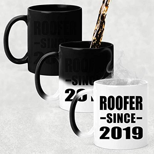 Designsify Roofer С 2019 г., Чаша с 11 грама, с Променящ се Цвят, Термочувствительная Магическа Писалка за една Чаена