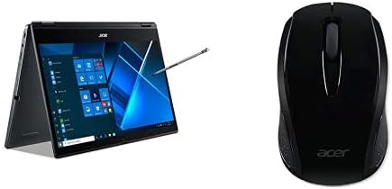 Acer Travelmate Spin P4 TMP414RN-51-54JZ-Лаптоп 14 Full HD Touch Intel i5-1135G7, 8 GB DDR4, 512 GB NVMe SSD, Акумулаторна батерия активен писалка, безжична мишка Win 10 Pro Black M501