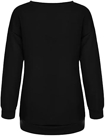 Ризи, пуловери с приятен графичен принтом, дамски блузи с надпис Boo Sheet, свободна hoody голям размер с дълъг