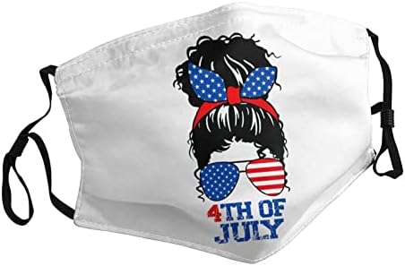 За Деня на Независимостта на 4 юли, Моющаяся маска за лице, Кърпи За лице, Унисекс, За възрастни, за многократна
