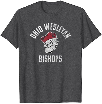 Тениска голям размер с надпис Ohio Wesleyan University Battling Bishops