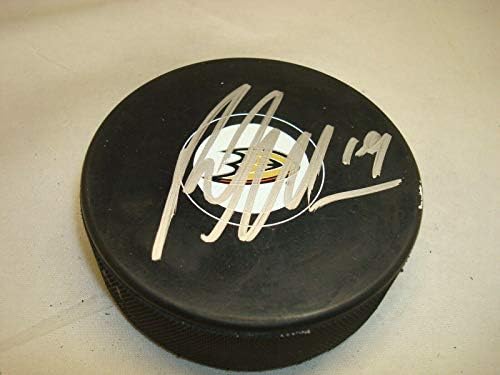 Патрик Марун подписа хокей шайба Анахайм Дъкс с автограф 1А - Autograph NHL Pucks