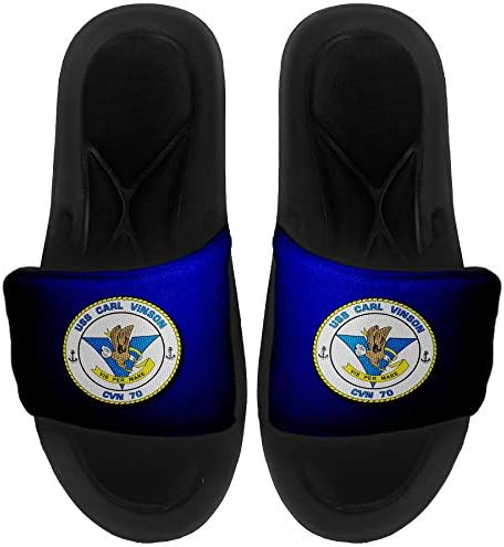 Най-сандали с амортизация ExpressItBest/Джапанки за мъже, жени и младежи - USS Nimitz на ВМС на САЩ (CVN-68)