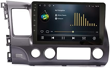 Андроид 10 Авторадио Автомобилната Навигация Стерео Мултимедиен плейър GPS радио 2.5 D Сензорен екран за Honda Civic 2004-2011 Восьмиядерный 3 GB оперативна памет И 32 GB ROM (CarPlay / Andr