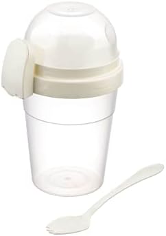 Чашки за йогуртового парфе YOGO с капаци, Пластмасови чаши за закуска с Пълнеж от Овесени ядки или Контейнер