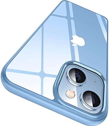 CASEKOO Кристално Чист калъф за iPhone 14 и iPhone 13, [Не желтеющий] [Защита от падане на военен проба] устойчив