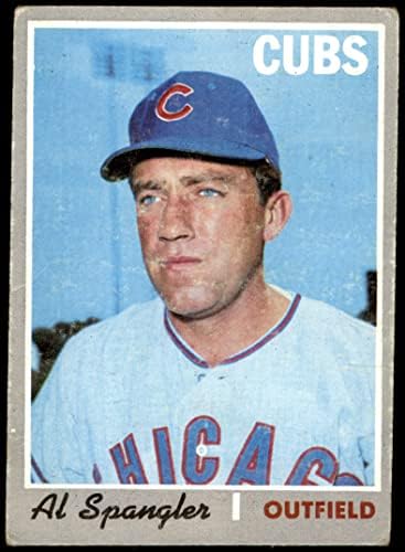 1970 Topps # 714 Ел Спенглер Чикаго Къбс (Бейзболна картичка) СПРАВЕДЛИВИ Къбс
