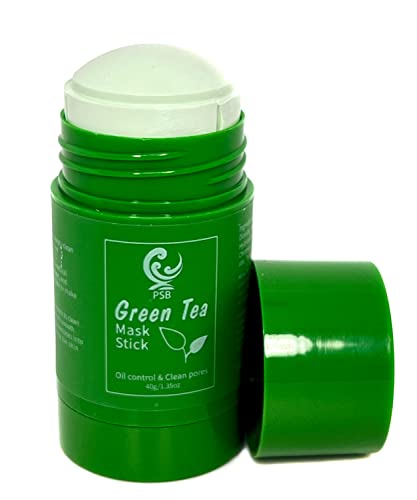 Маска за лице-стик от зелен чай за лице с удалителем черни точки, Екстракт от зелен чай, Дълбоко Почистване на порите,