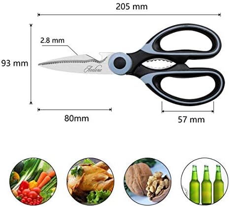 Комплект кухненски ножици Acelone и ножица за птици - Чудесен комплект за кухненски нужди