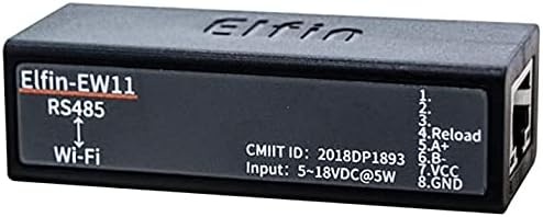 Elfin-EE11 RS485 към устройството Ethernet Сървърен модул Поддържа TCP/IP Modbus TCP Telnet