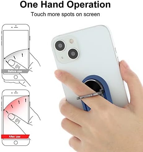 BF2JK 2 бр Поставка-държач за пръстени за мобилен телефон, въртяща се на 360 градуса в Метална писалка за