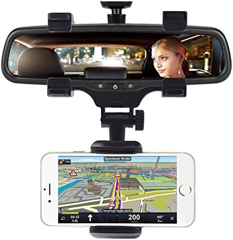 KUYF Притежателите на Смартфони Огледалото за Обратно виждане на Автомобила Притежателя Поставка Камион Авто Скоба Поставка за iPhone 7 7 Plus 6s Plus 6 5S Samsung Galaxy S5 S6 S4 S3 Забел?