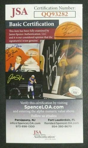 Клем Лабин Подписа Винтажную бейзболен снимка 8x10 с JSA COA - Снимки на MLB с автограф